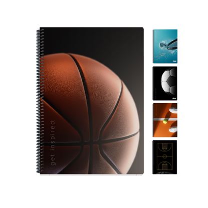 Εικόνα της ΤΕΤΡΑΔΙΟ ΣΠΙΡΑΛ SKAG SPORTY LIFE 3 ΘΕΜΑΤΩΝ Β5