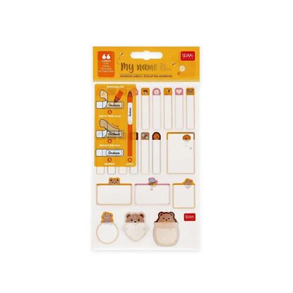 Εικόνα της ΑΥΤΟΚΟΛΛΗΤΕΣ ΕΤΙΚΕΤΕΣ LEGAMI SET OF 3 STICKER SHEET - TEDDY - TO BE DEFINED