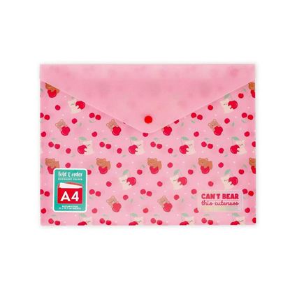Εικόνα της ΦΑΚΕΛΟΣ ΜΕ ΚΟΥΜΠΙ LEGAMI FOLD & ORDER -TEDDY CHERRY A4