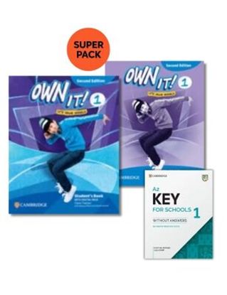 Εικόνα της OWN IT! 1 SUPER PACK 2 (SB + WB + KEY FOR SCHOOLS 1 + WORDLIST) 2ND ED