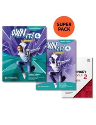 Εικόνα της OWN IT! 4 SUPER PACK 2 (SB + WB + PRELIMINARY FOR SCHOOLS 2 + WORDLIST) 2ND ED