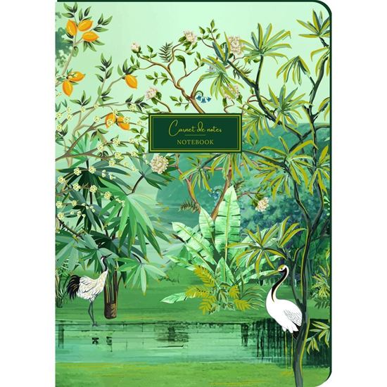 Εικόνα από ΣΗΜΕΙΩΜΑΤΑΡΙΟ PREMIUM PAPER ΜΕ ΜΟΤΙΒΟ TROPICAL LANDSCAPE Α5 (25247)