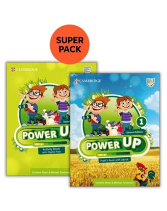 Εικόνα της POWER UP 1 SUPER PACK 1 (SB + WB + WORDLIST) 2ND ED
