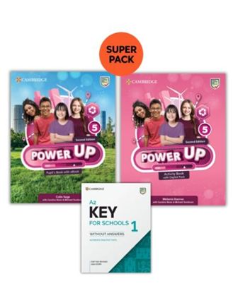 Εικόνα της POWER UP 5 SUPER PACK 2 (SB + WB + KEY FOR SCHOOLS 1) 2ND ED