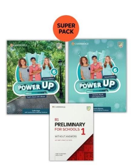 Εικόνα από POWER UP 6 SUPER PACK 2 (SB + WB + PRELIMINARY FOR SCHOOLS 1) 2ND ED
