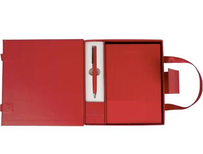 Εικόνα της ΣΕΤ ΔΩΡΟΥ WELLINGTON ΣΤΥΛΟ ΔΙΑΡΚΕΙΑΣ ΜΕ NOTEBOOK RED