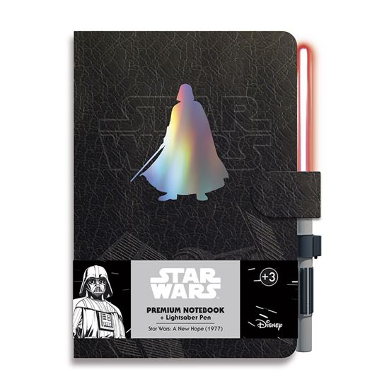 Εικόνα από ΣΗΜΕΙΩΜΑΤΑΡΙΟ STAR WARS A5 ΠΟΛΥΤΕΛΕΙΑΣ ΜΕ ΣΤΥΛΟ ΦΩΤΟΣΠΑΘΟ