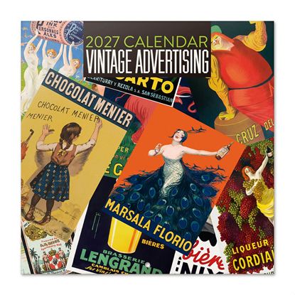 Εικόνα της VINTAGE ADVERTISING ΗΜΕΡΟΛΟΓΙΟ ΤΟΙΧΟΥ 16 ΜΗΝΩΝ 2027 30Χ30