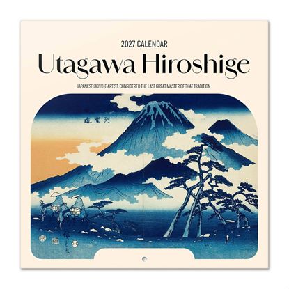 Εικόνα της UTAGAWA HIROSHIGE ΗΜΕΡΟΛΟΓΙΟ ΤΟΙΧΟΥ 16 ΜΗΝΩΝ 2027 30Χ30
